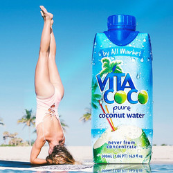 VITA COCO 唯他可可 椰子水椰汁饮料年货 低糖低卡富含电解质 原装进口果汁500ml*12瓶