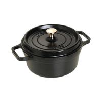 STAUB 珐宝 汤锅(28cm、6.7L、铸铁、黑色)