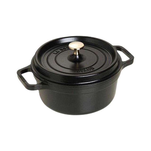 STAUB 珐宝汤锅(28cm、6.7L、铸铁、黑色) 【报价价格评测怎么样】-什么