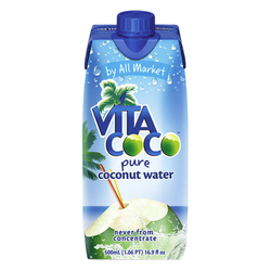 VITA COCO 唯他可可 椰子水椰汁饮料年货 低糖低卡富含电解质 原装进口果汁500ml*6瓶