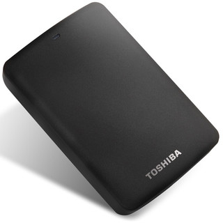 TOSHIBA 东芝 新小黑A2系列 2.5英寸 Micro-B便携移动机械硬盘 3TB USB3.0 黑色