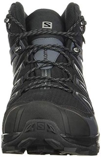 salomon 萨洛蒙 X Ultra 3 Mid GORE-TEX Men's Wide Hiking Boots 黑色/印度墨水/纪念碑 US7