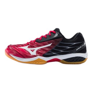 Mizuno 美津浓 Wave Claw 中性羽毛球鞋 71GA191562 红色/黑色 39