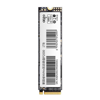 aigo 爱国者 P2000 NVMe M.2 固态硬盘 1TB（Pcle3.0）