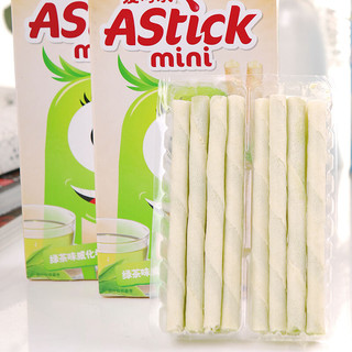 AStick 爱时乐 威化卷心酥 绿茶味 50g