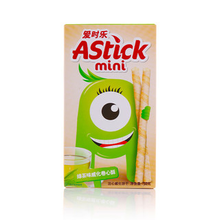 AStick 爱时乐 威化卷心酥 绿茶味 50g