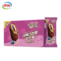 PLUS会员：yili 伊利 巧乐兹 经典巧恋果蓝莓酱巧克力脆皮口味 冰淇淋  75g*10支