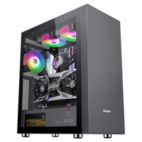 SAMA 先马 易大师精钢版 ATX机箱 半侧透 钛灰