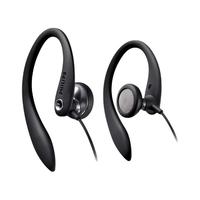 PHILIPS 飞利浦 SHS3305 平头塞挂耳式有线耳机 黑色 3.5mm
