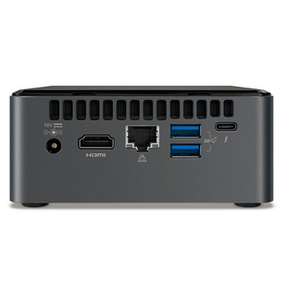 intel 英特尔 豆子峡谷 NUC8i3BEH6 商用台式机 黑色 (酷睿i3-8109U、核芯显卡、风冷)
