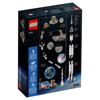 LEGO 乐高 Ideas系列 21309 美国宇航局阿波罗土星五号
