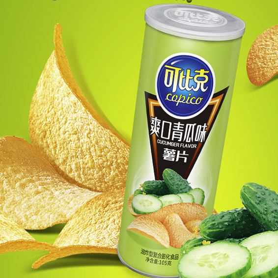 可比克清爽黄瓜味 2023-10-23 12:13:10 薯片就吃可比克!
