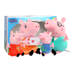 Peppa Pig 小猪佩奇 毛绒一家礼盒装（大号）礼盒装