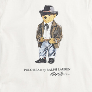 RALPH LAUREN 拉尔夫·劳伦 女士圆领短袖T恤 WMPOKNINN820456 白色 M