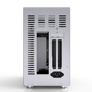 JONSBO 乔思伯 V10 铝侧版 ITX机箱 非侧透 银色