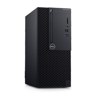 DELL 戴尔 OptiPlex 3070MT 九代酷睿版 23.8英寸 商务台式机 黑色 (酷睿i5-9500、核芯显卡、8GB、1TB HDD、风冷)