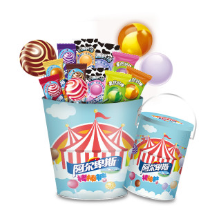 alpenliebe阿尔卑斯棒棒糖组合装混合口味52支360g