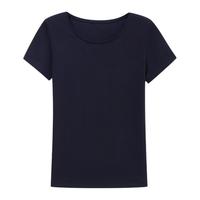 THREEGUN 三枪 女士圆领打底衫 23674A0 黑色 XL
