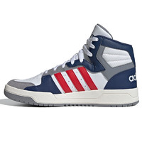 adidas NEO Entrap Mid 男子休闲运动鞋 EH1689 白色/藏蓝/红色 48