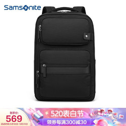 Samsonite 新秀丽 双肩包背包 商务休闲书包笔记本包 苹果电脑包15.6英寸 BY4