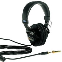 SONY 索尼 MDR-7506 耳罩式头戴式降噪有线耳机 黑色