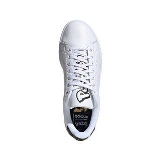 adidas NEO Advantage系列 宝可梦联名款 男子休闲运动鞋 FW6670 白/黑/金 46
