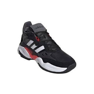 adidas NEO Street Spirit 2 男子休闲运动鞋 EH2838 黑色/红 44.5