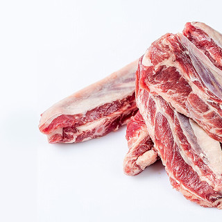 农夫好牛 新西兰原切牛肋条肉 400g  健身食材 烧烤食材 草饲牛肉