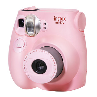 INSTAX mini 7C 拍立得（62*46mm）可爱粉套装 含10张相纸