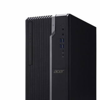 acer 宏碁 商祺 SQN4270 360C 台式机 黑色(奔腾G6400、核芯显卡、8GB、256GB SSD、风冷)