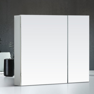 HEGII 恒洁 HBS0003 多功能浴室镜柜 亮白色 85cm