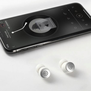 NetEase CloudMusic 网易云音乐 ME02TWS 入耳式真无线蓝牙降噪耳机 银盐白