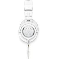 audio-technica 铁三角 ATH-M50X 限量特別版 耳罩式头戴式动圈有线耳机 白色 3.5mm
