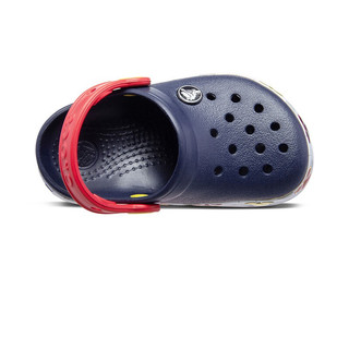 crocs 卡骆驰 卡洛班系列 204994-410 儿童闪灯款拖鞋 深蓝 31(190mm)