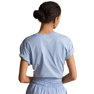 RALPH LAUREN 拉尔夫·劳伦 女士圆领短袖T恤 WMPOKNINCU20069 蓝色 XS