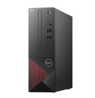 DELL 戴尔 成就 3681 23.8英寸 商务台式机 黑色 (酷睿i3-10100、核芯显卡、8GB、256GB SSD+1TB HDD、风冷)