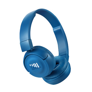 JBL T450BT 耳罩式头戴式动圈无线蓝牙耳机 梦幻蓝