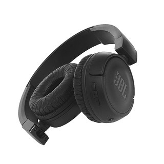 JBL T450BT 耳罩式头戴式动圈无线蓝牙耳机 经典黑