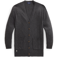 拉夫劳伦RALPH LAUREN 拉尔夫·劳伦 女士V领针织衫 WMPOSWEN6820436 深灰色 L