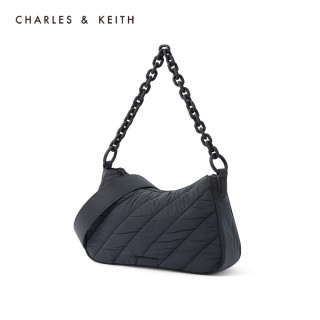 CHARLES & KEITH CHARLES＆KEITH2021春新品CK2-80781414女士追光链条多用腋下包