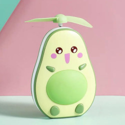 惠益usb充电创意卡通牛油果小风扇可爱