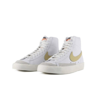 NIKE 耐克 Blazer系列 Blazer Mid '77 女子休闲运动鞋 CZ1055-109 白/米黄 36