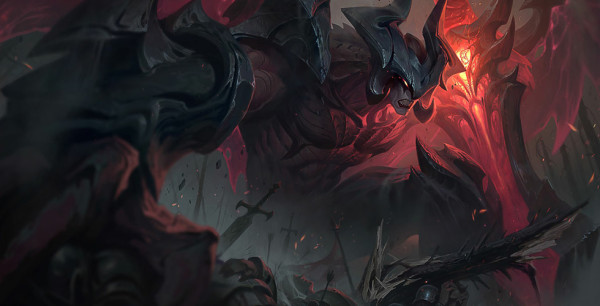 leagueoflegends英雄联盟腥红之月亚托克斯q版手办