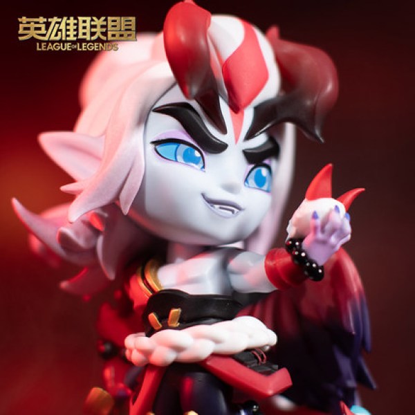 leagueoflegends英雄联盟腥红之月亚托克斯q版手办