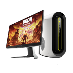 ALIENWARE 外星人 Aurora R10 锐龙版 R5 5000系列 27英寸 游戏台式机 白色