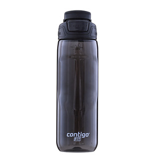 contigo 美国contigo康迪克 塑料水杯夏季运动北极狐按键杯710ml黑色HBC-ARC004