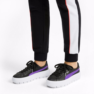 PUMA 彪马 Platform 女子休闲运动鞋 366109-05 黑色紫色 39