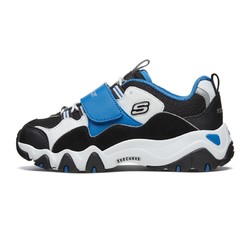 SKECHERS 斯凯奇 D'LITES 2.0 男童休闲运动鞋 998211L 黑色/蓝色 33.5