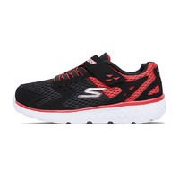 SKECHERS 斯凯奇 GO RUN 400 PROXO 男童休闲运动鞋 97680L/BKRD 黑色/红色 36码