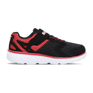 SKECHERS 斯凯奇 GO RUN 400 PROXO 男童休闲运动鞋 97680L/BKRD 黑色/红色 32码